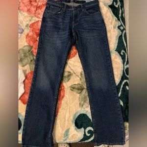 Dark Blue Hollister Bootcut Jeans